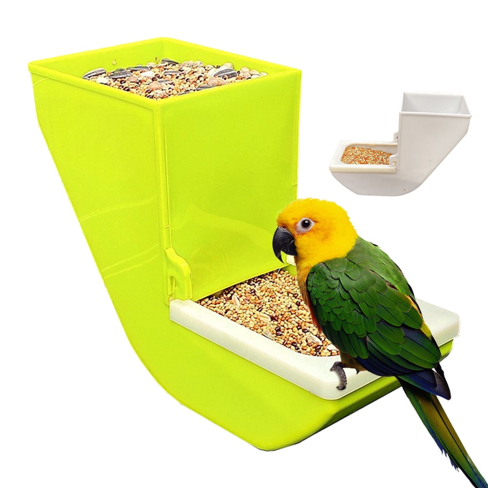 1 Pcs Removable Feeder Pet Bird Container Parrot Hanging Feeder Bird Feeder Tiger Skin Peony Bird Tools