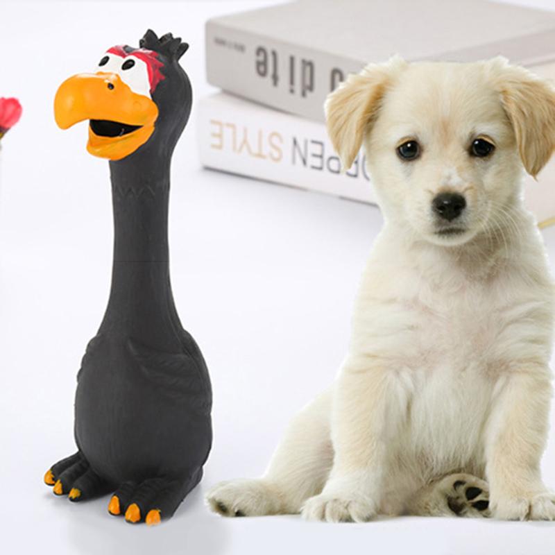 1PC Toy For Dogs Puppy Screaming Rubber Chicken Toy For Dogs Latex Squeak Squeaker Chew Training Pet Products