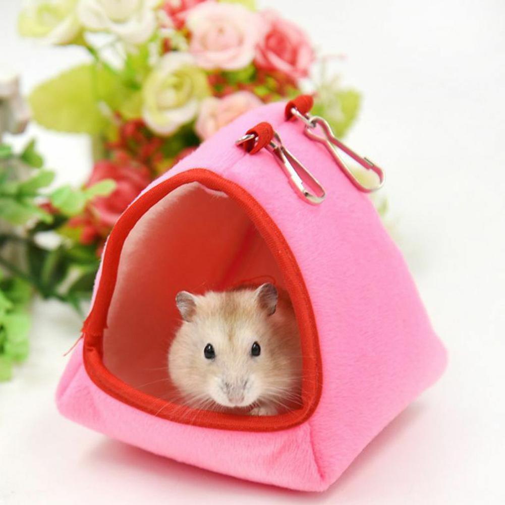 1pc Hamster Hanging House Hammock Cage Sleeping Nest Pet Bed Rat Hamster Toys Cage Swing Pet Banana Design Small Animals