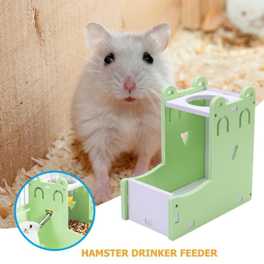 2in1Plastic Hamster Drinker Water Bottle Dispenser Feeder Hanging Pet Dog Guinea Pig Squirrel Rabbit Drinking Head Pipe Fountain