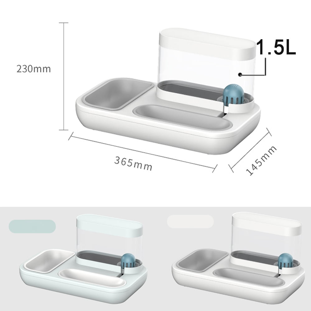 4 Style Pet Cat Bowl Dog for Cats Feeder Bowls Kitten Automatic Drinking Fountain 1.5L Capacity Puppy Feeding Waterer Products