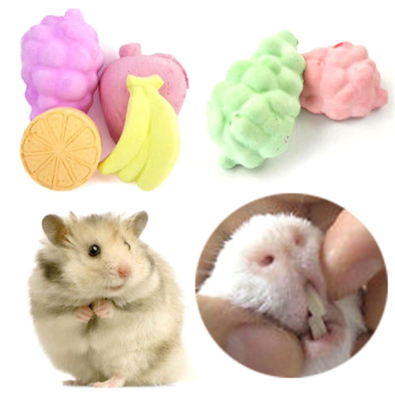 5pcs Pet Molar Stone Toys Mineral teeth grinding stone Hamster My Neighbor Totoro Rabbit Dutch Rat Molar Stone Pet Products