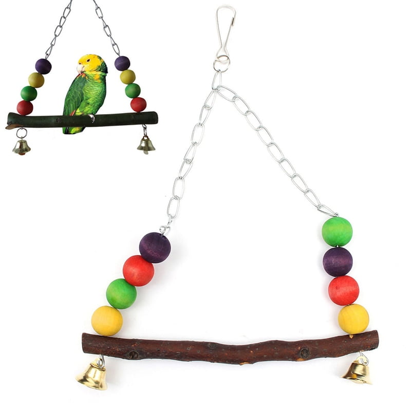 Birds Toy Pet Bird Parrot Parakeet Budgie Cockatiel Cage Hut Nest Bird Toys Hammock Swing Toy Hanging Toy Brinquedo Pet Supplies