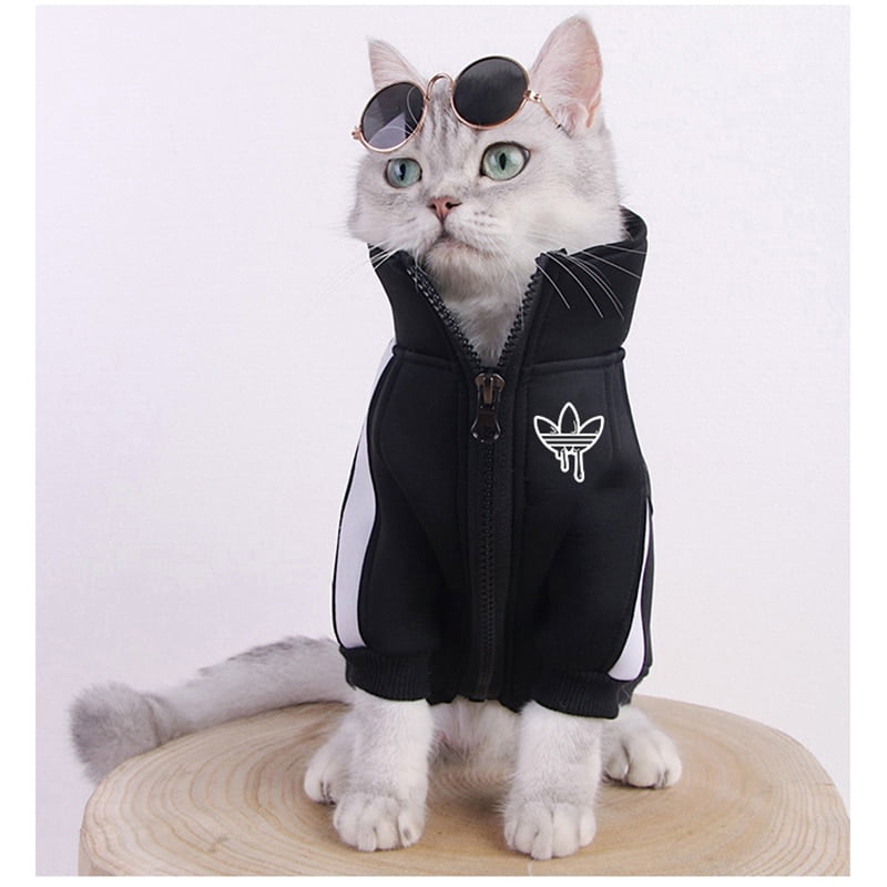 Fashion Cat Clothes Pet Cat Coats Jacket Hoodies For Cats Outfit Warm Pet Clothing Rabbit Animals Pet Costume for Dogs 20