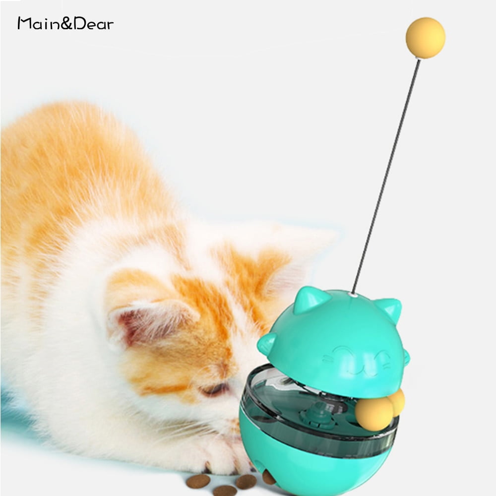 Fun Tumbler Pets Slow Food Entertainment Toys Attract The Attention Of The Cat Adjustable Snack Mouth Toys For Pet