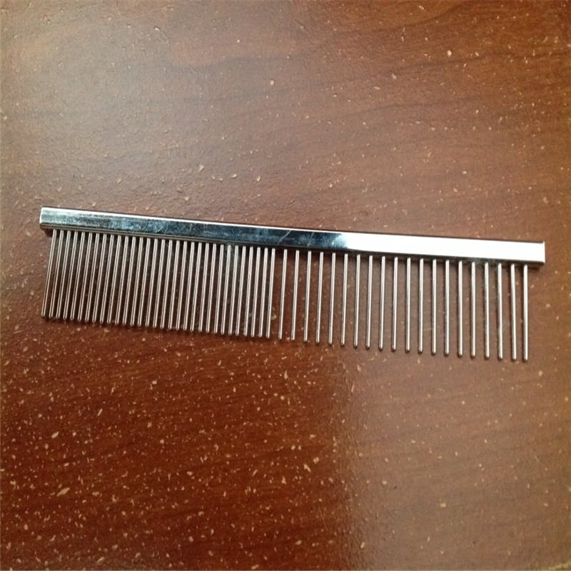 Metal Comb for Dogs Stainless Steel Pet Dog Cat Pin Comb Hair Brush Hairbrush Flea Comb Dogs Cats Pets Acessorios Pet Grooming