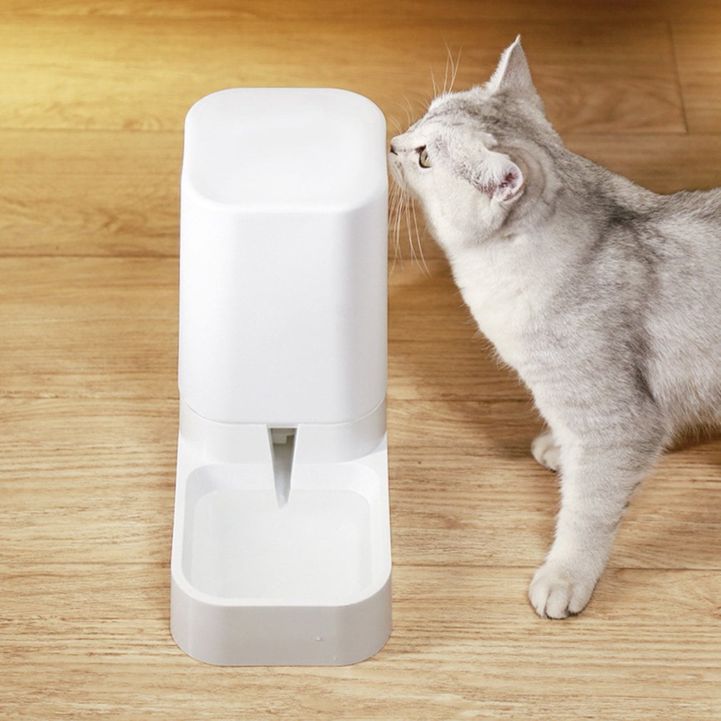 Pet Automatic Feeder Dog Cat Puppy Food Drinker Water Feeder Dish Bowl Auto Feeder Dispenser Self-Dispensing Feeder