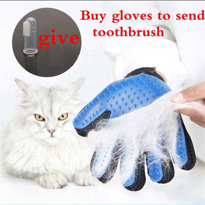 Pet Dog Brush Glove Wool Glove Cat Glove Cat Grooming Glove Pet Gloves For Cats Dog Accessories For Small Dogs