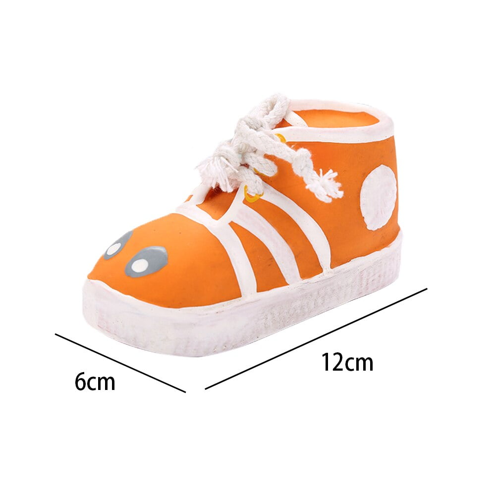 Pet Dog Chew Toy Bite-Resistant Latex Shoes Sound Toys for Small Dogs Puppy Teeth Training Products Dropship