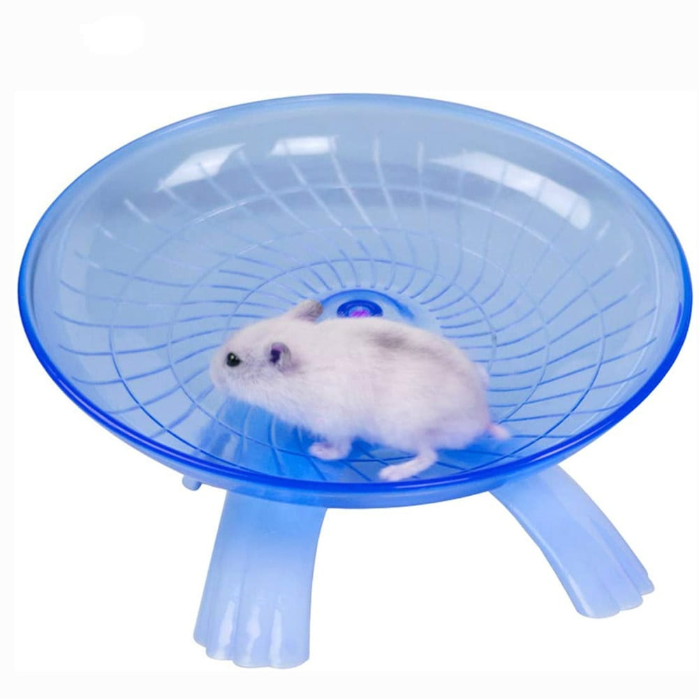 Pet Hamster Flying Saucer Exercise Squirrel Wheel Hamster Mouse Running Disc rat toys Cage small animal Hamster Accessories