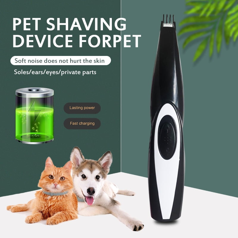 Pet Nail Hair Trimmer Grinder Cat&Dog Grooming Tool Electrical Shearing Cutter USB Rechargeable Dog Haircut Paw Shaver Pet Tools