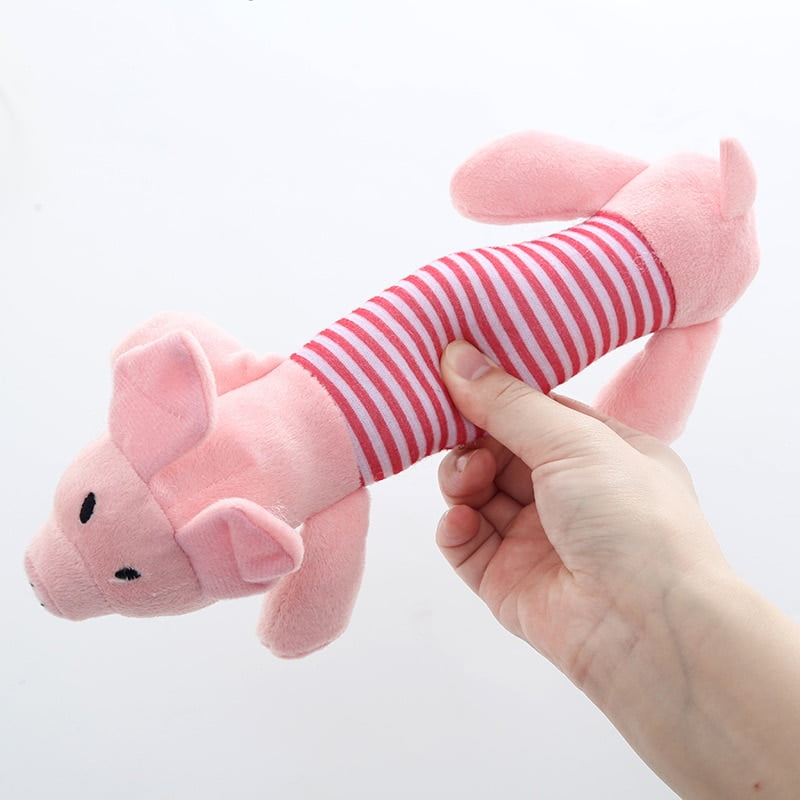 Plush Pet Dog Toy Chew Squeak Toys For Dogs Supplies Fit for All Puppy Pet Sound Toy Cute Elephant Duck Pig Plush Toys For Pets