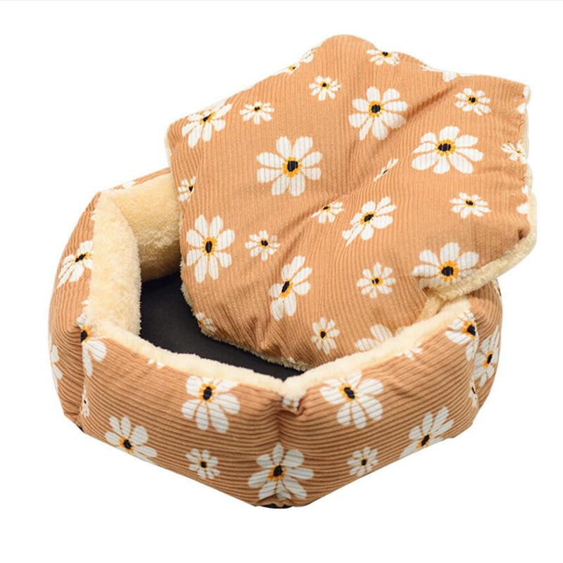 Spring/Summer Hexagon Pet Cat Sleeping Nest S/M/L Cloth Pet Cat Bed Soft Basket For Small Medium Large Dog Cat Mat Drop Shipping