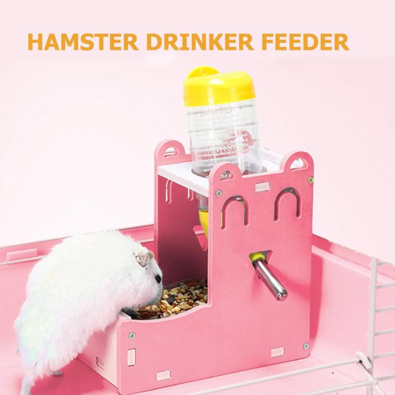 Water Drinking Bottle Holder Hamster Nest Small Animal Automatic Pet Insect-free Anti-aging Food Feeder Dispenser Hamster Toy