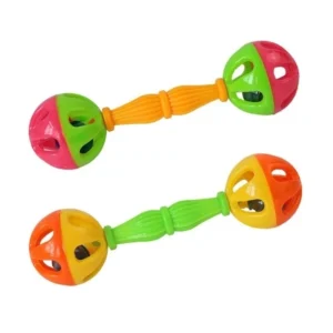 2pcs Parrot double headed bell toy