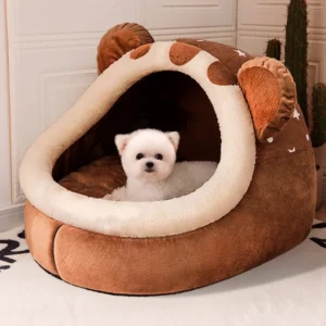 Deep Sleeping Warm in Winter Bed Little Mat Basket Small Dog House Products Pet Tent Cosy Cave Nest Indoor Warm