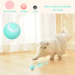 Electric Cat toy Automatic Rotation USB Recharge Interactive Toys for cats Chase Interesting for Dog kitten Toys Pet Accessories