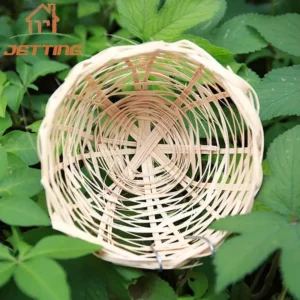 Handmade Bamboo Bird Nest Bird Rest Cave Cage House Nature Craft Ideas for Finch and Canary & Small Parrot Garden Home Decor