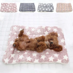 Thicken Flannel Mat Pet Cat Beds Mats Dog Bed Sleeping Mat Soft Warm Blanket Puppy Kitten Beds Pet Rug Mat for Small Medium Dogd