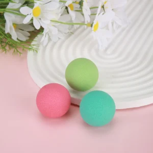 1pc Random Color Solid Ball Wear and Durable Pet Toys, Dogs Chew Toys, Boredom Interaction, Grinding Teeth Clean Teeth.