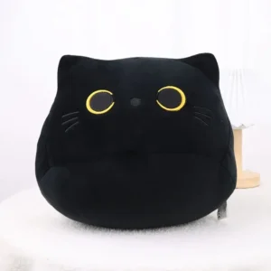 2Sizes Kawaii Black Cat Soft Plush Pillow Doll Toys Lovely High Quality Kids Gifts Toys Boys Girls Friends Room Decoration