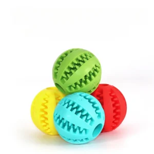 5cm Pet Dog Toy Interactive Rubber Balls for Small Large Dogs Puppy Cat Chewing Toys Pet Tooth Cleaning Indestructible Dog Ball