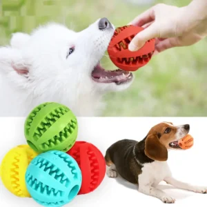 5cm Pet Dog Toy Interactive Rubber Balls for Small Large Dogs Puppy Cat Chewing Toys Pet Tooth Cleaning Indestructible Dog Ball