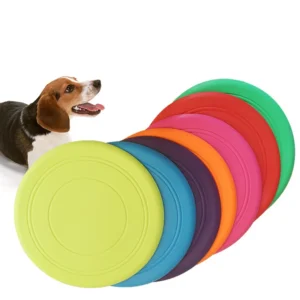 7 Colors Silicone Flying Saucer Funny Dog Cat Toy Dog Game Flying Discs Resistant Chew Puppy Training Interactive Pet Supplies