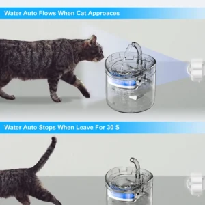 Automatic Home Pet Water Dispenser Motion Sensor Filter Fountain Universal Infrared USB Powered Detector Dog Cat Accessories