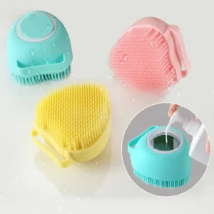 Bathroom Puppy Big Dog Cat Bath Massage Gloves Brush Soft Safety Silicone Pet Accessories for Dogs Cats Tools Mascotas Products