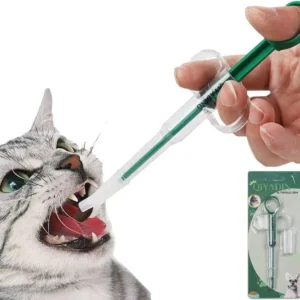 Cat Pill Shooter Pet Piller Gun Dog Pill Shooter Cat Tablet Soft Tip Syringe Pet Medical Feeding Dispenser Tool for Small Animal