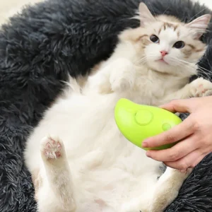 Cat Steam Brush Electric Spray Water Spray Kitten Pet Comb Soft Silicone Depilation Cats Bath Hair Brush Grooming Supplies