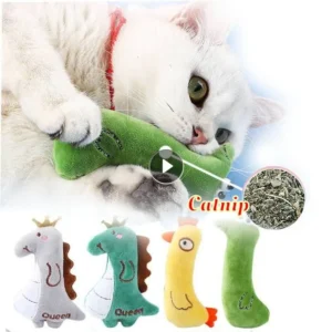 Cute Pets Cat Toy Catnip Kitten Funny Teaser Wand Stick Cat Mint Pet Kitten Teaser Playing Interactive Toy Home Pet Supplies