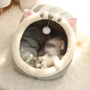 Deep Sleep Cat Bed Warm Pet Basket Cozy Cat House Kitten Lounger Cushion Cat Nesk Tent Very Soft Small Dog Mat Bag Cave Cats Bed