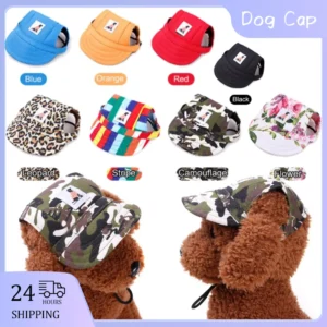 Dog Cap Pet Hat With Ear Holes Chihuahua Baseball Hat Yorkshire Sun Cap Pet Products Dog Clothes Dog Accessories Pet Supplies