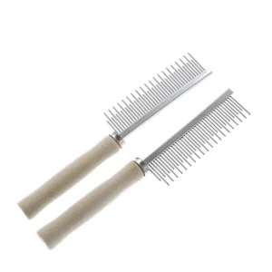 Dog Grooming Equipment Pet Hair Remover Cat Hair Comb Grooming Wooden Handle Cat Comb Smooth Hair Dog Brush Dog Accessories