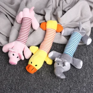 Dogs Toys Plush Animal Cute Cartoon Dog Supplies Dog Accessories Suitable for All Pets Elephant Duck Puppy Toy игрушка для собак