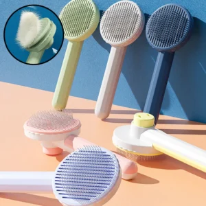 Grooming Pet Hair Remover Brush for Cat Dogs Hair Comb Removes Comb Short Massager Pet Goods Cats Dog Brush Accessories Supplies