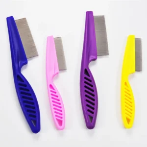 Home Pet Animal Care Comb Protect Flea Comb For Cat Dog Pet Stainless Steel Comfort Flea Hair Grooming Comb Cleaning Supplies