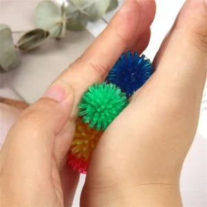 Mini 2.5cm Colourful Pet Cat Kitten Play Balls Lightweight Decompression Relaxing Toy Interactive Funny Cat Toys