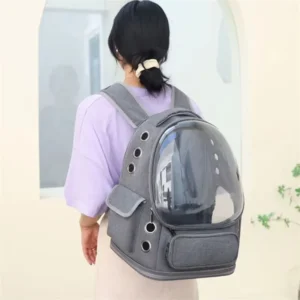 New Cat Bag Out Portable Double Shoulder Cat Backpack Transparent Space Capsule Big Space Dog Out Bag