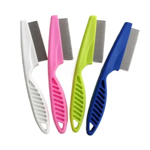 Pet Hair Shedding Comb Stainless Steel Flea Comb for Cat Dog Pet Comfort Cats Flea Hair Grooming Comb Dog Cat Grooming Care