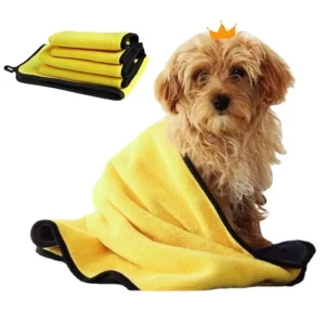 Pet Towel Bath Absorbent Towel Soft Lint-free Dogs Cats Bath Towels Absorbent Quick-drying Small ThickTowel Special Pet Products