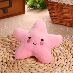 Pet Toys Plush Multi-color Pentagram Starfish Cute Soft Comfortable Wear-resistant And Durable Pet Products Teddy Dog Toys