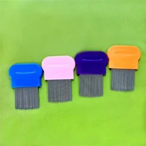 Stainless Steel Pet Grooming Hair Dense-toothed Comb Thick Hair Fur Removal Flea Lice Brush Pets Combs Dog Cat Rabbit Supplies