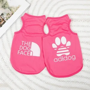 Summer Thin Breathable Vest For Small Dogs Bichon Frise Pomeranian Teddy Made Polyester Dog Clothing